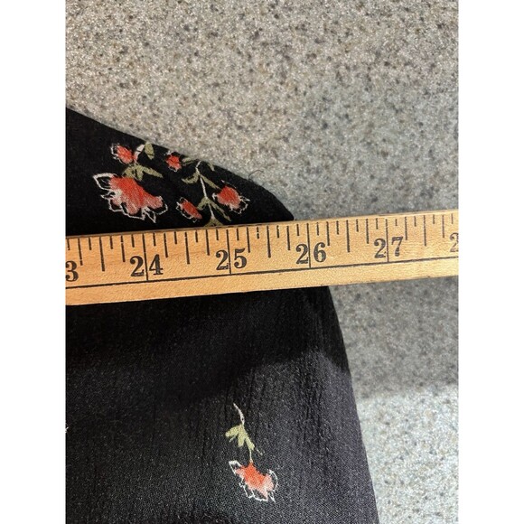 Free People Snap Out Of It Sleeveless Tree Swing Top Small Black Floral NEW - Picture 13 of 16